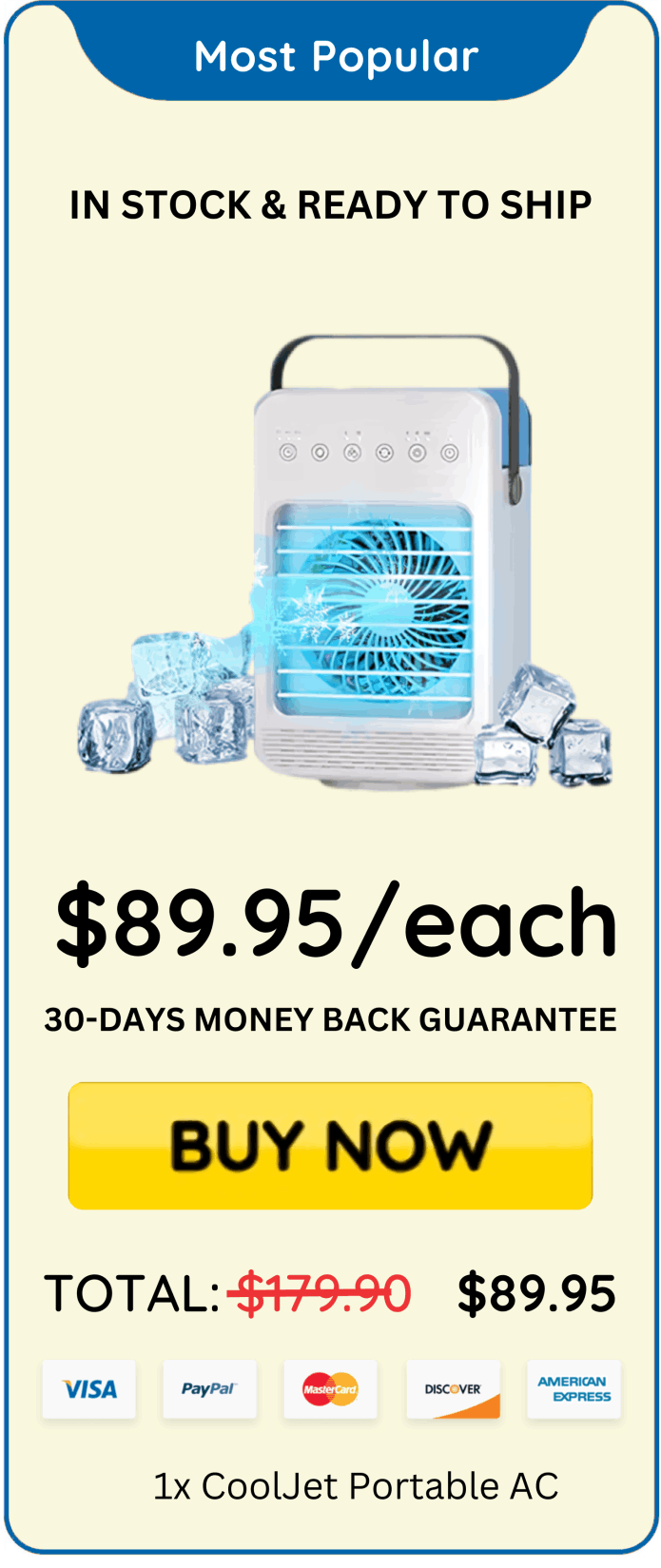 CoolJet Portable AC offer price 